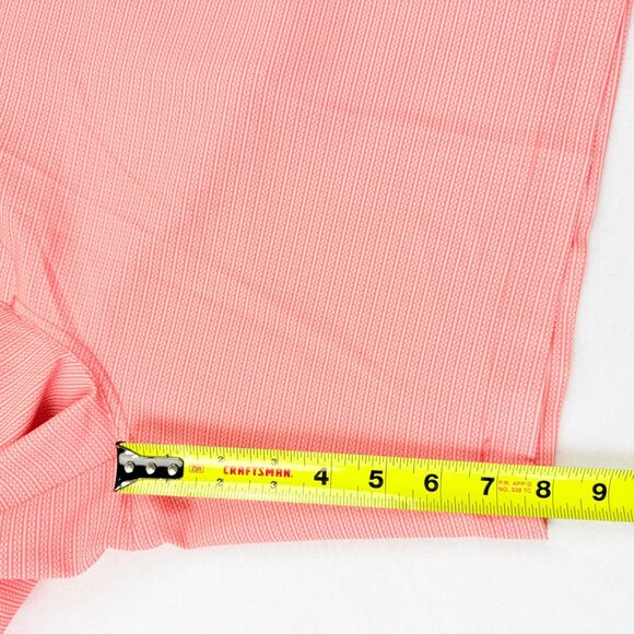 PGA Tour Men's Active Gripper Waistband UPF 50 Stretch Coral Shorts Size 40 NWT - Picture 11 of 11